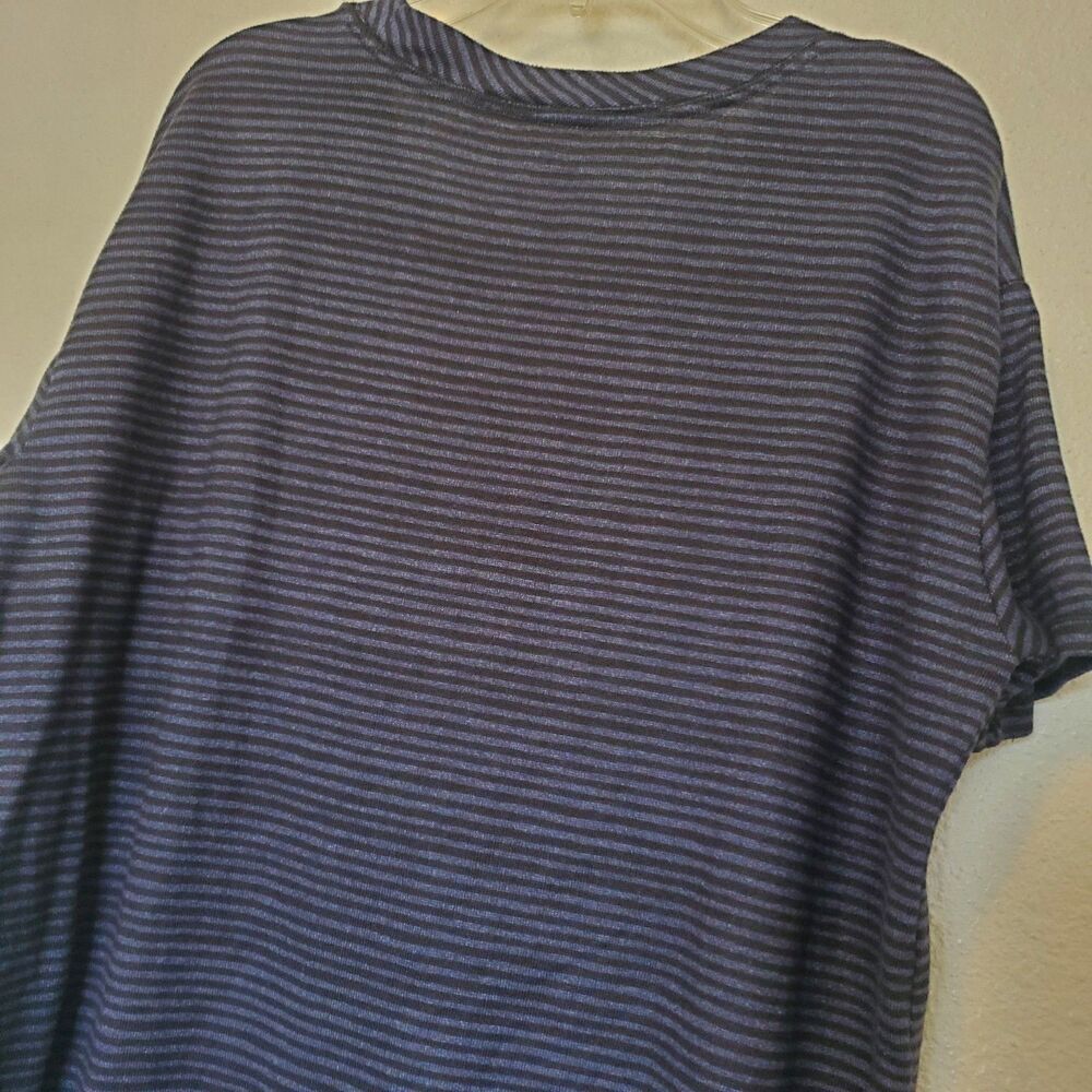 Way To Celebrate Halloween Stripe T-shirt Buckle Up Witches Womens Size L Blue - Picture 9 of 12